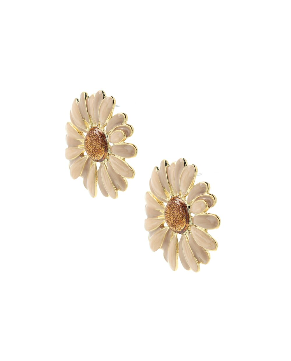 Kolczyki w kształcie stokrotek Golden Daisy - Image #1