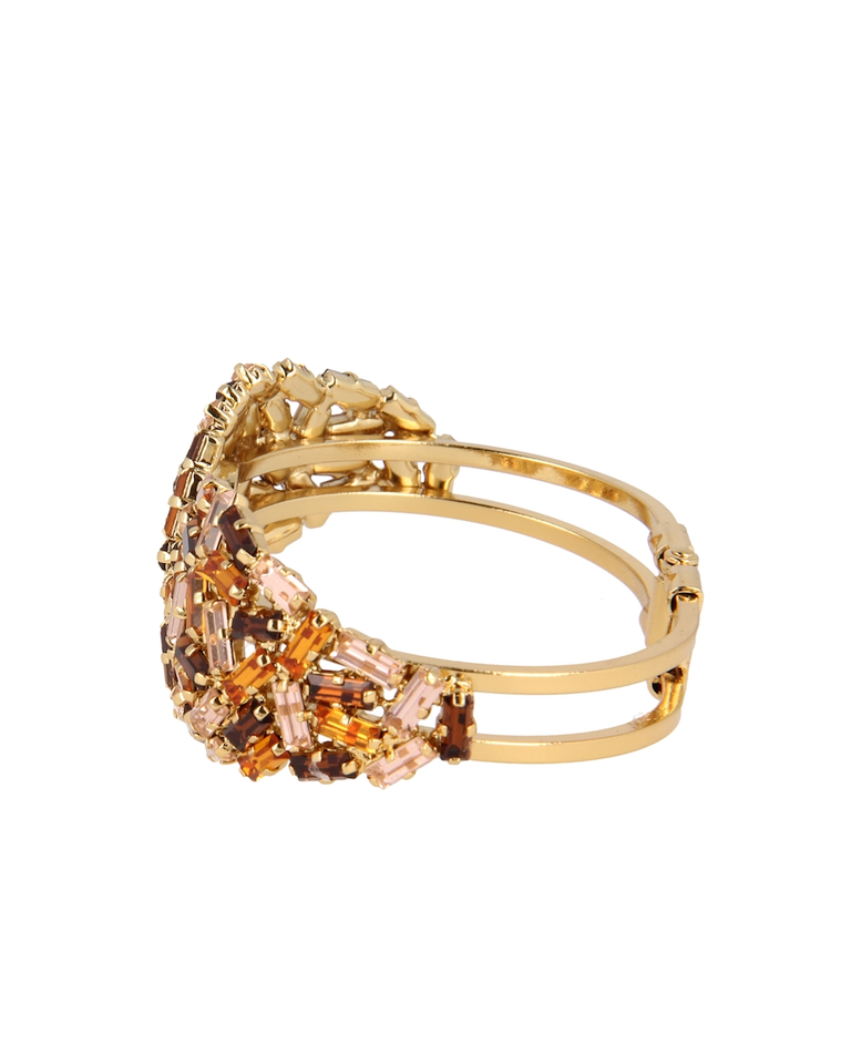 Bransoletka z kryształami Golden Baguette - Image #3