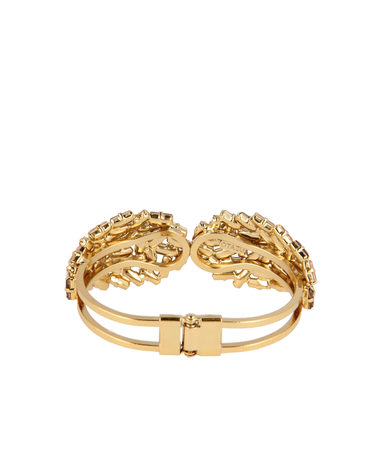 Bransoletka z kryształami Golden Baguette - Image #4