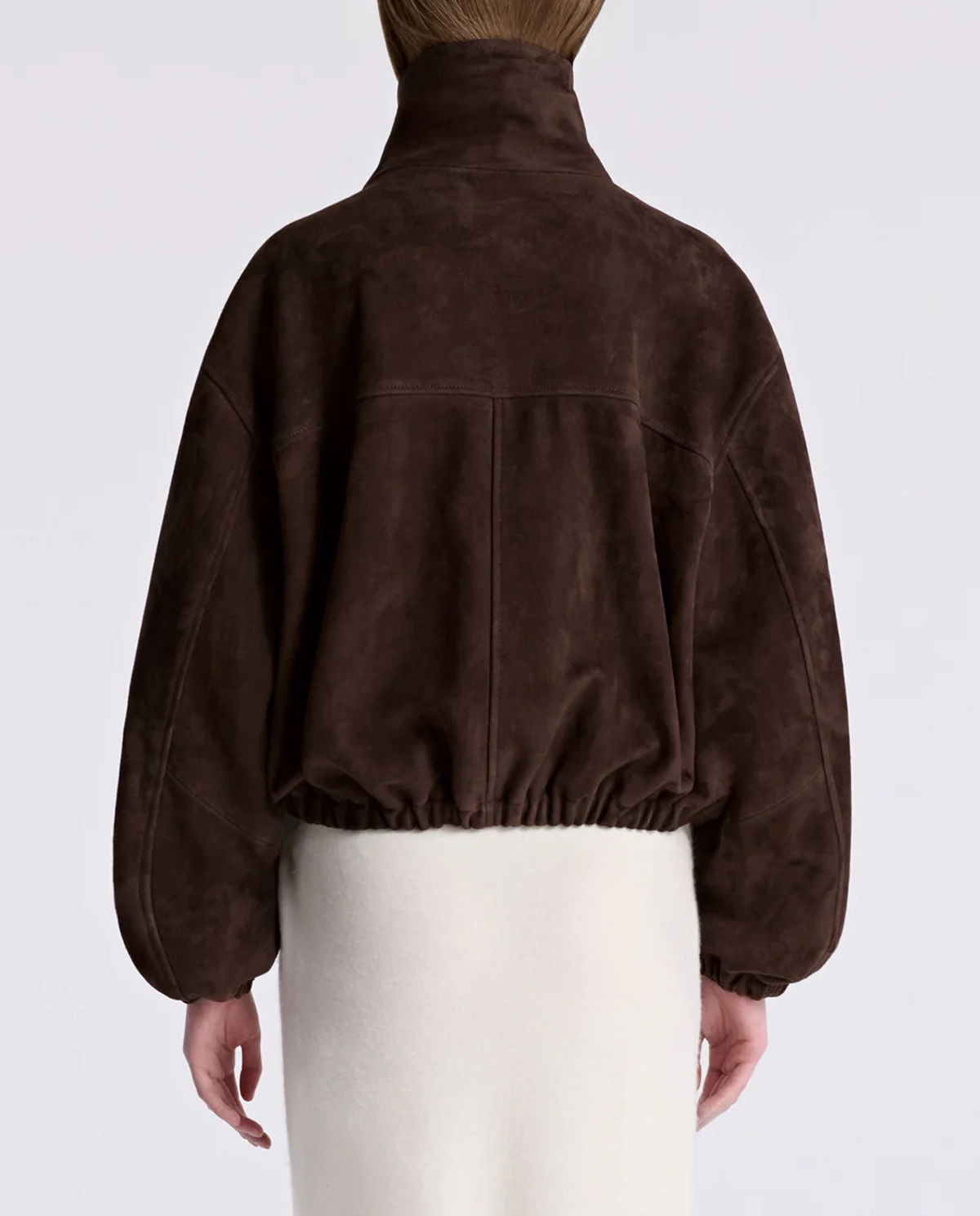Ciemnobrązowa kurtka bomber Pia - Image #3