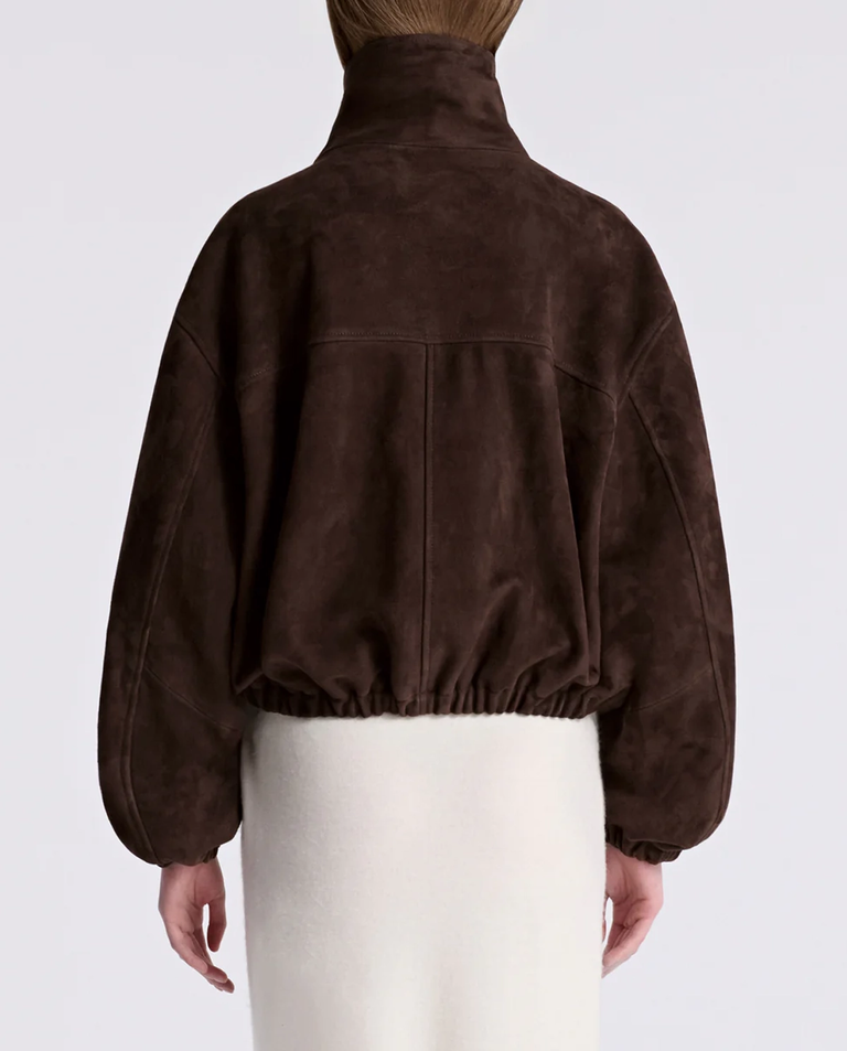 Ciemnobrązowa kurtka bomber Pia - Image #3