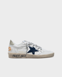 Białe skórzane sneakersy Ball Star - Image #0