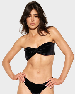 Top od bikini Bonbon Velvet Black - Image #0