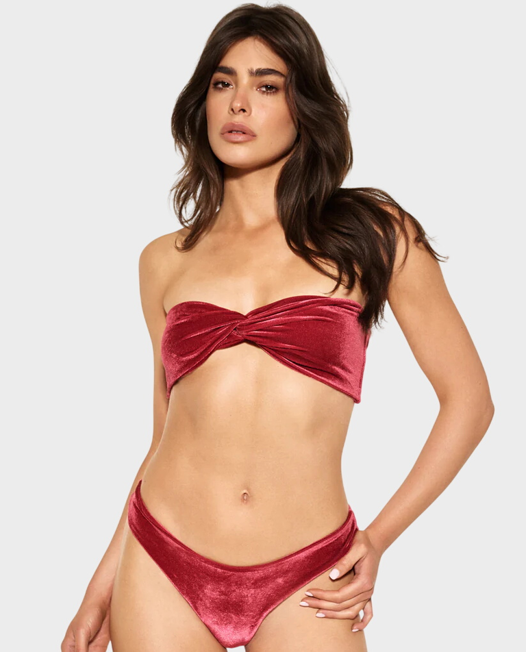 Top od bikini Bonbon Velvet Cherry