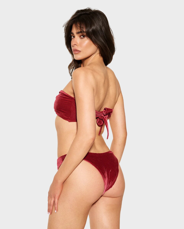 Dół od bikini Brazilian Velvet Cherry