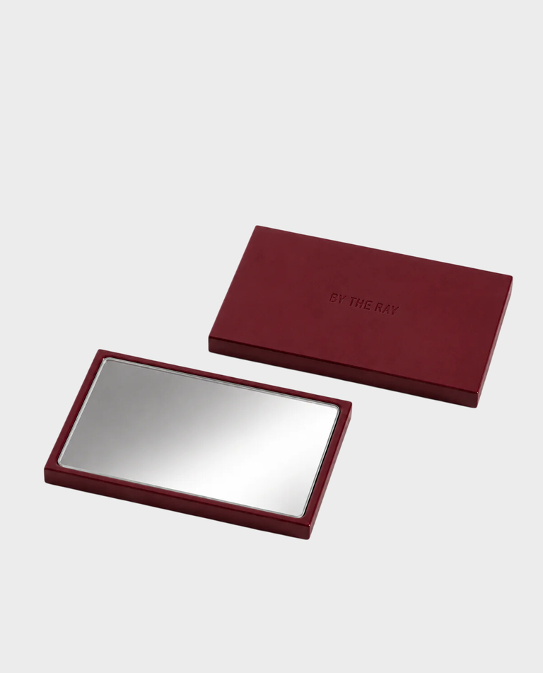 Burgundowe lusterko kompaktowe BEAUTY CHECK