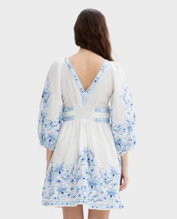 Biała sukienka w stylu boho Alenica - Image #2