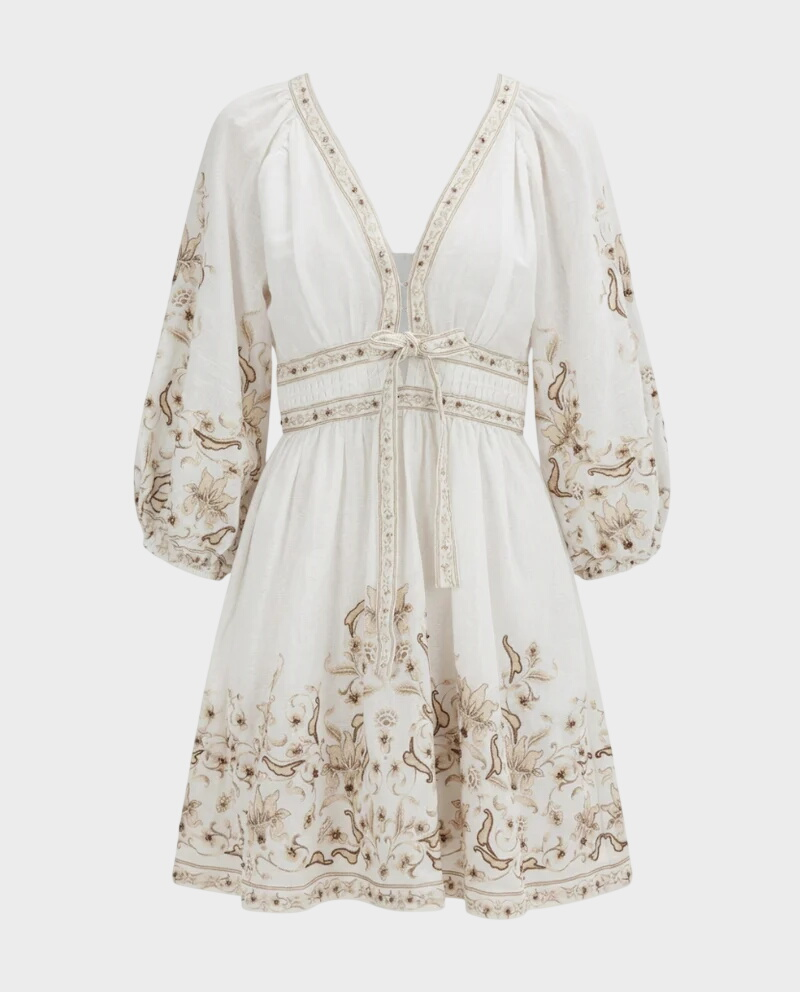 Mini sukienka w stylu boho Alenica - Image #3