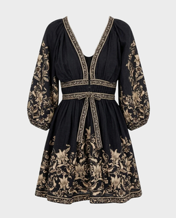 Czarna sukienka w stylu boho Alenica - Image #4
