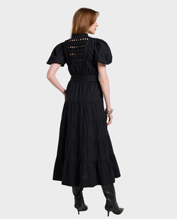 Czarna sukienka w stylu boho Ethereal - Image #2