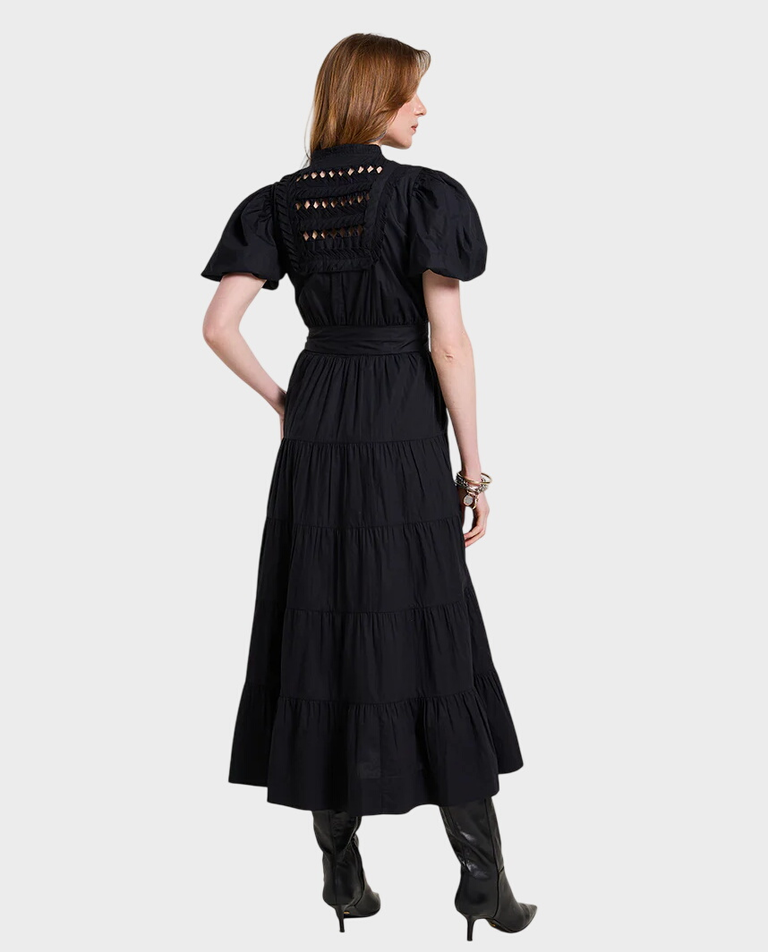 Czarna sukienka w stylu boho Ethereal - Image #2