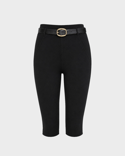 Czarne legginsy Capri - Image #0
