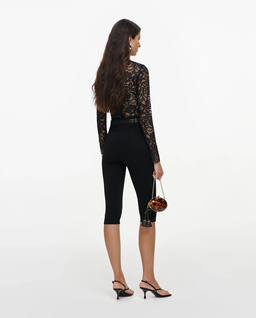 Czarne legginsy Capri - Image #3