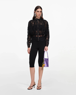 Czarne legginsy Capri - Image #6