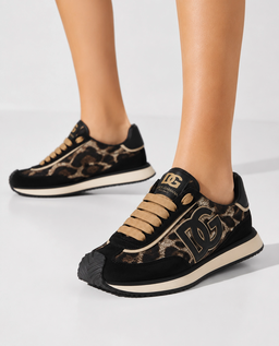 Sneakersy w panterkę DG Cushion - Image #1
