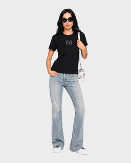 Czarny t-shirt z logo - Image #3