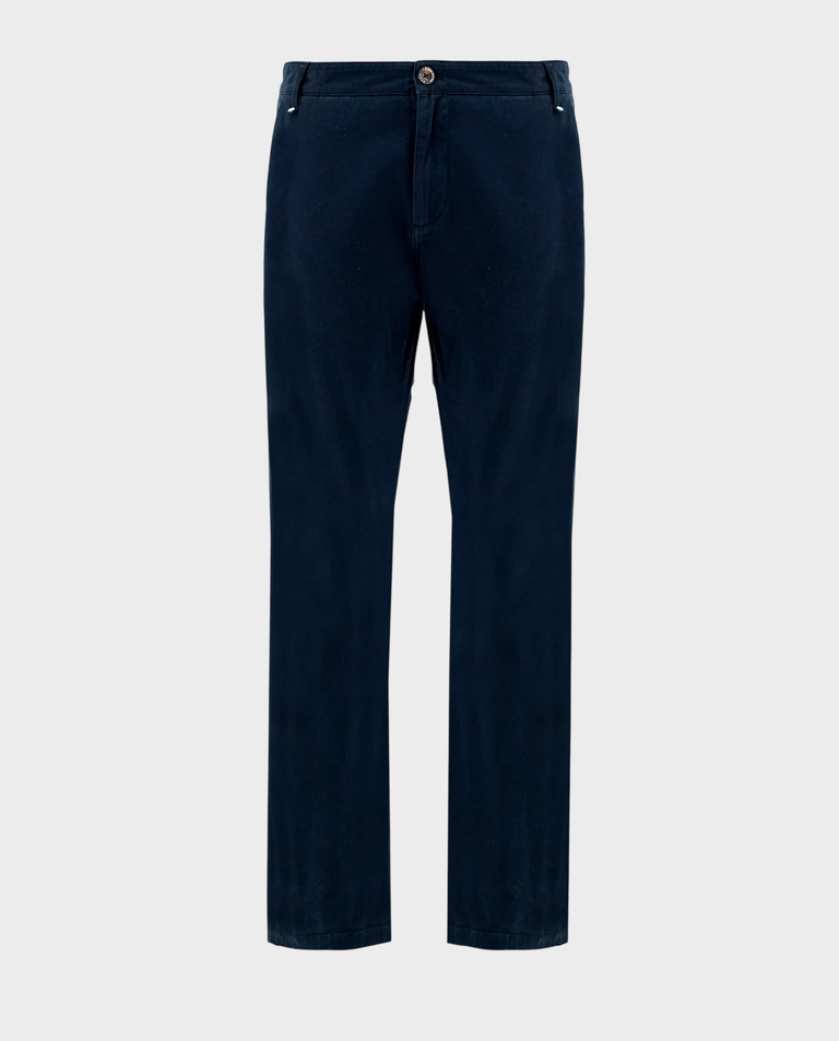 Granatowe spodnie chino