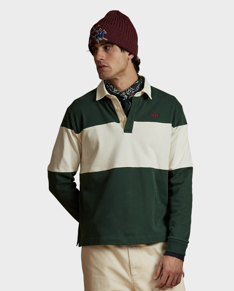Bawełniany longsleeve w paski