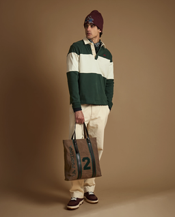 Bawełniany longsleeve w paski - Image #4