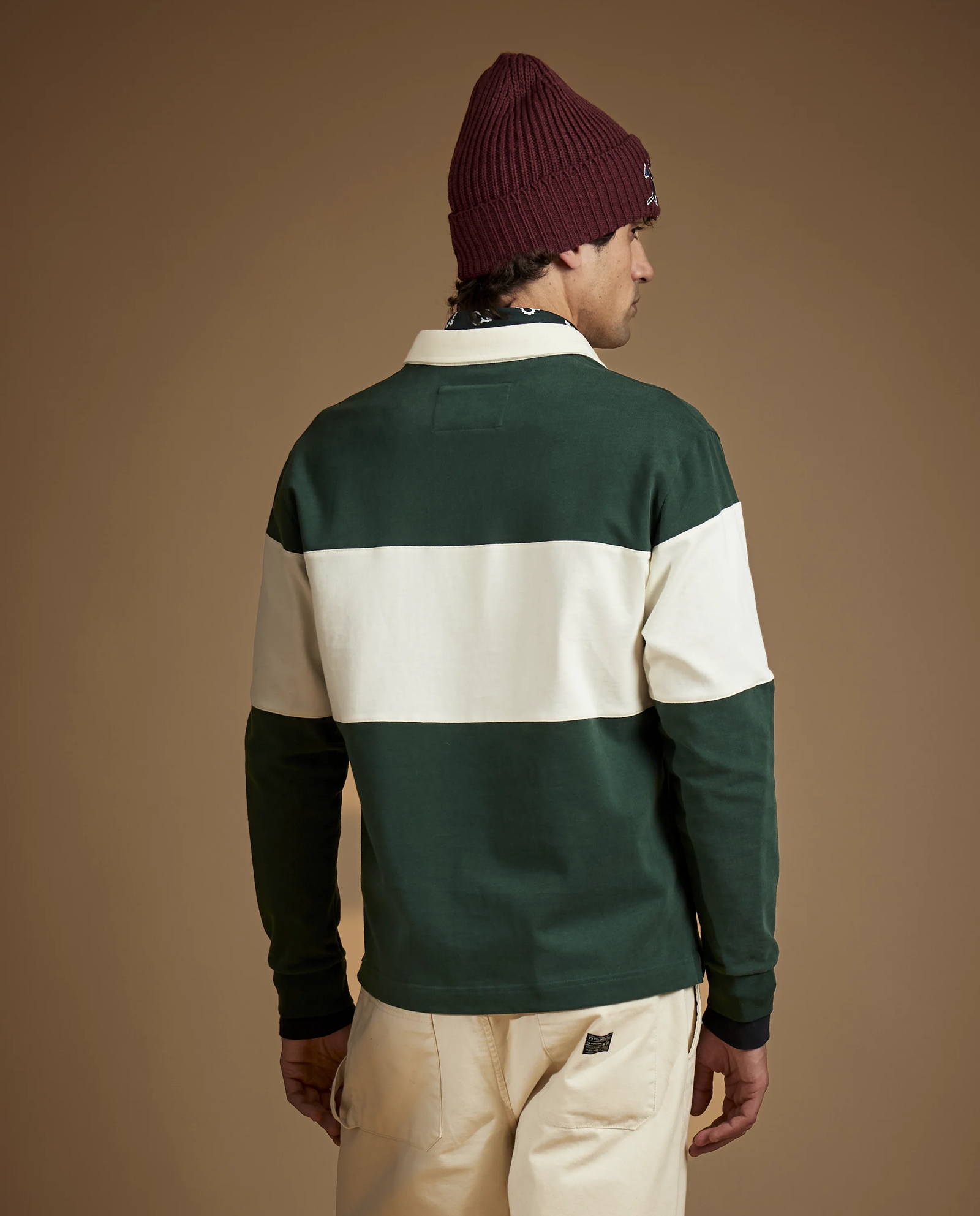 Bawełniany longsleeve w paski - Image #3