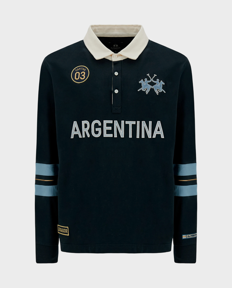 Bawełniany longsleeve z haftowaniem - Image #0