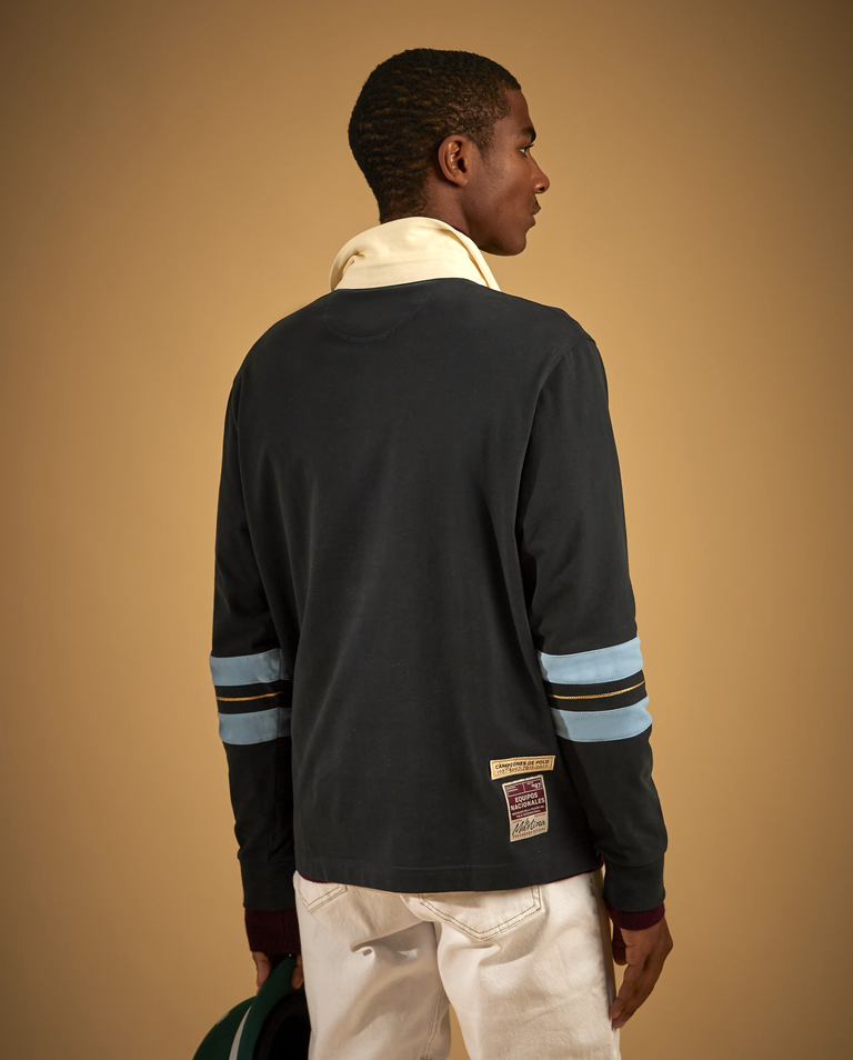 Bawełniany longsleeve z haftowaniem - Image #4