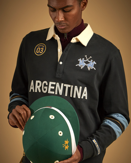 Bawełniany longsleeve z haftowaniem - Image #3