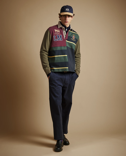 Patchworkowy longsleeve z aplikacjami - Image #4