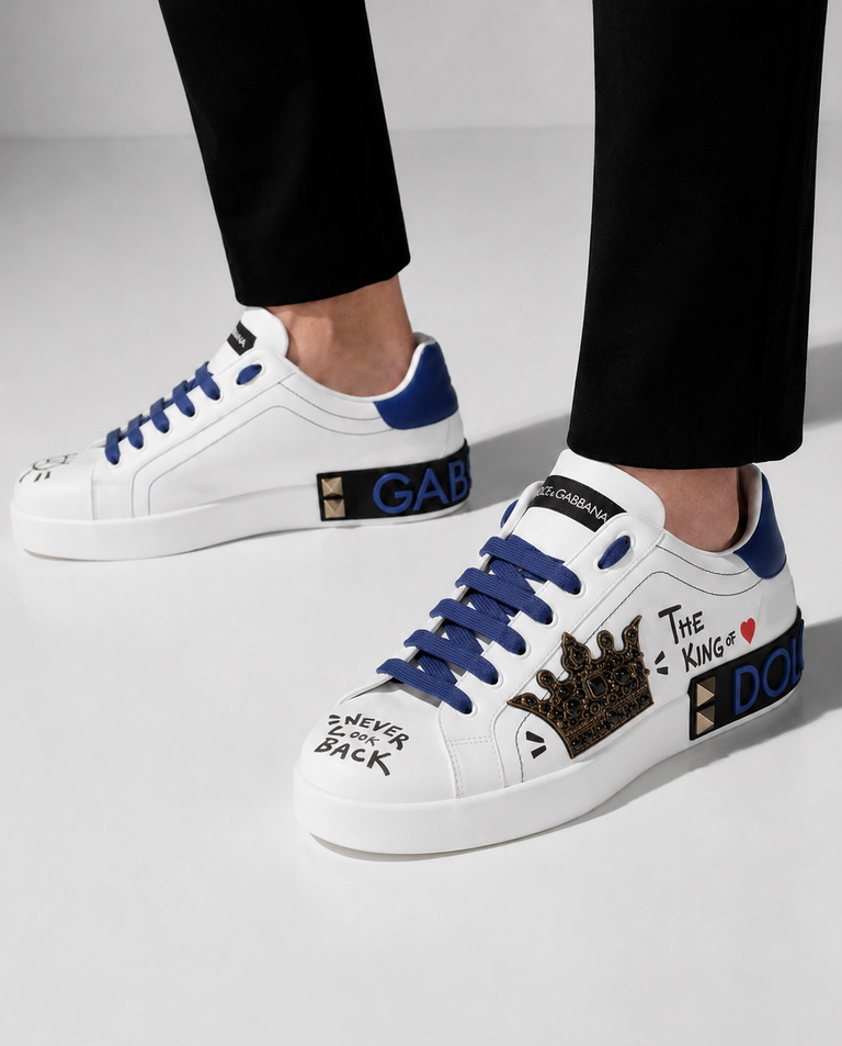 Białe sneakersy Portofino