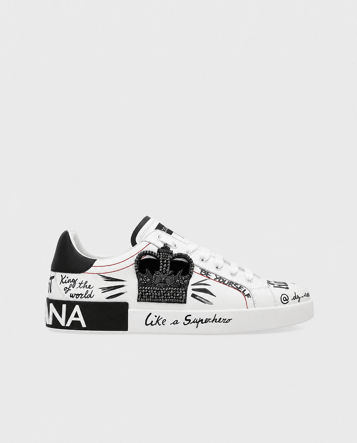 Białe skórzane sneakersy Portofino - Image #0