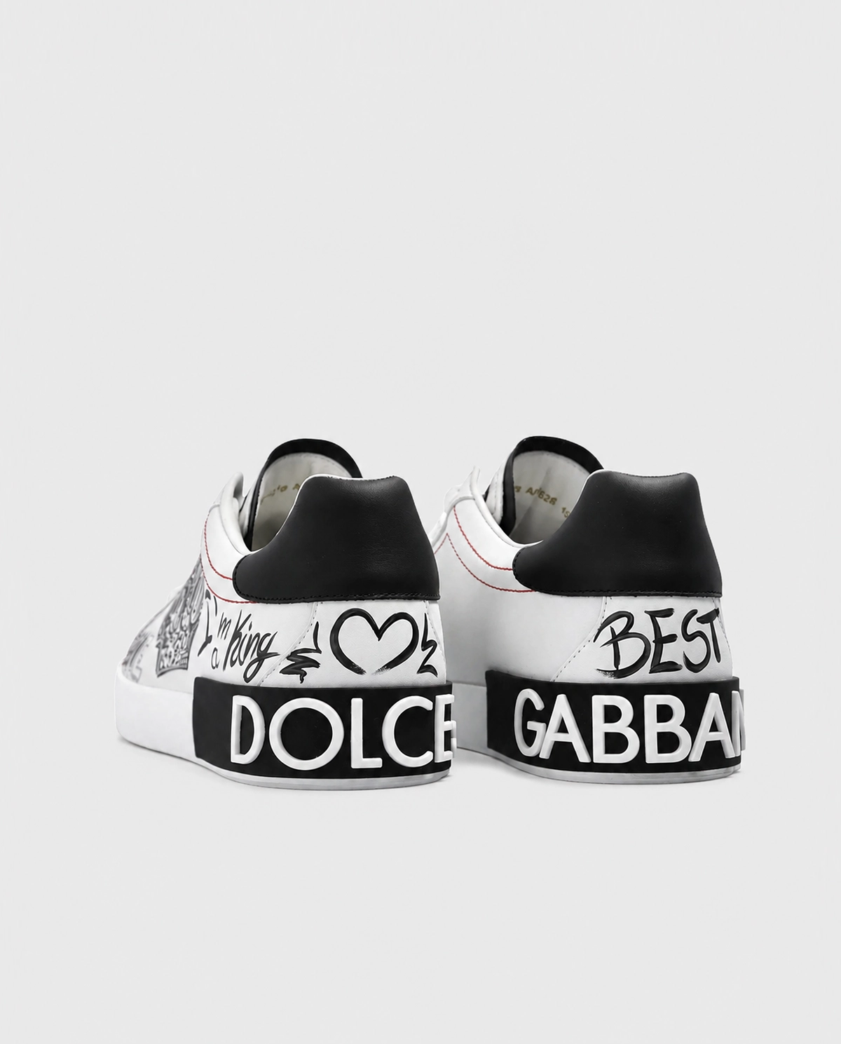 Białe skórzane sneakersy Portofino - Image #3