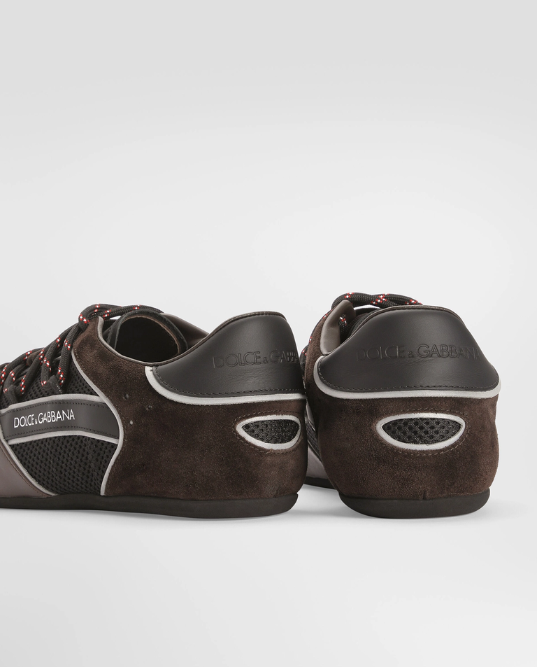 Brązowe sneakersy z logo Ginnica - Image #4