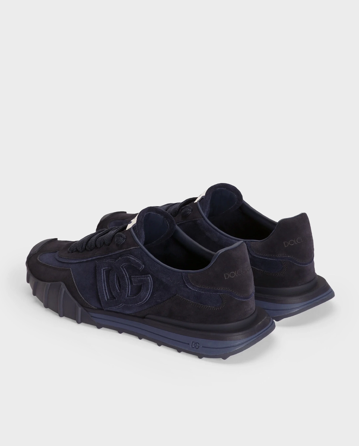 Granatowe sneakersy Athletic - Image #3