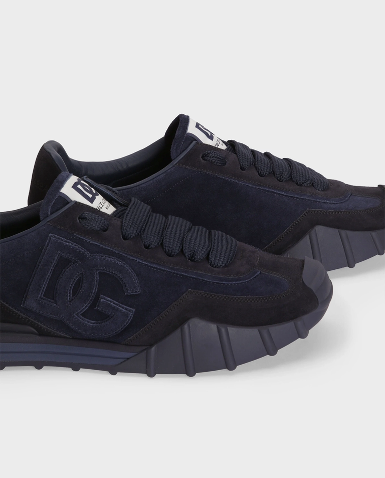 Granatowe sneakersy Athletic - Image #4