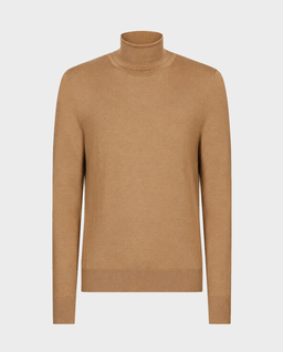 Brązowy sweter z golfem - Image #0