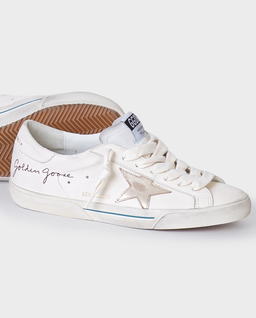 Białe skórzane sneakersy Super Star - Image #4