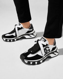 Biało-czarne sneakersy DG Country Road - Image #1