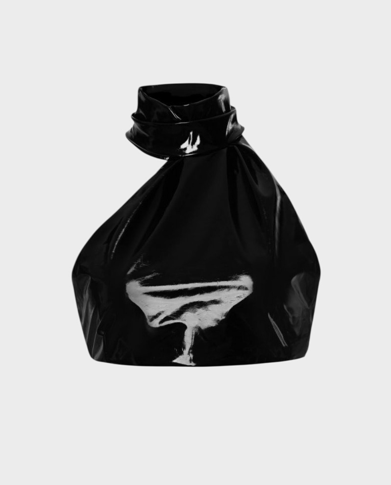 Czarny asymetryczny top - Image #0