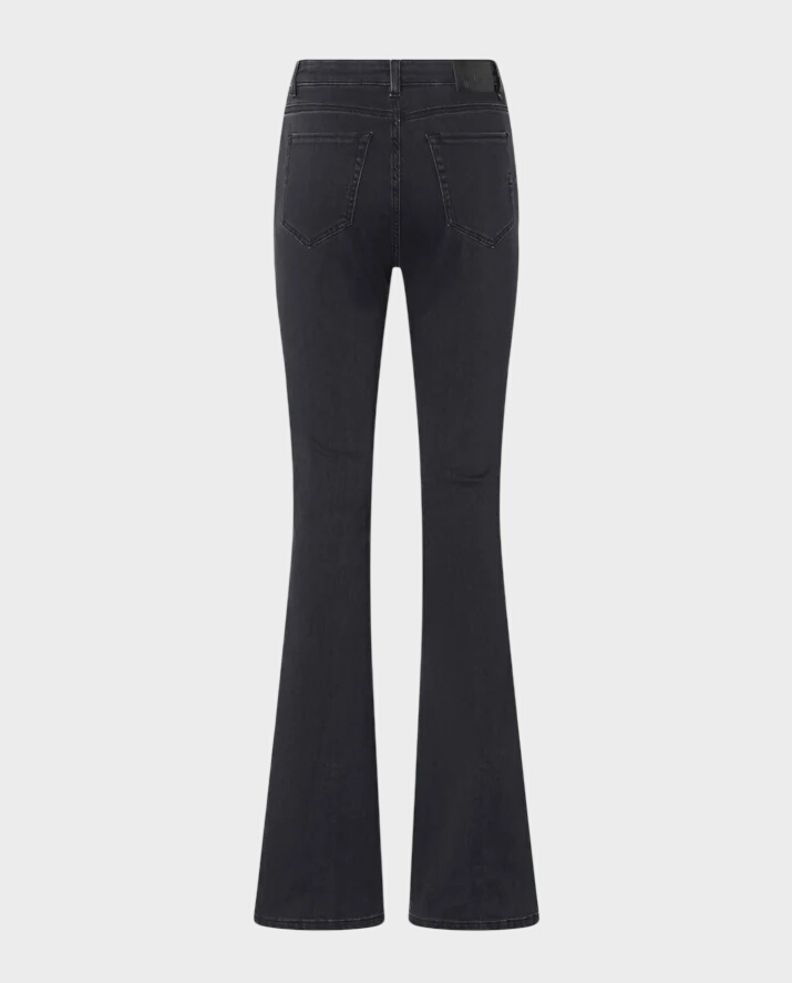 Czarne jeansy Francis Flare