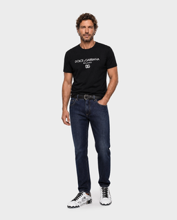 Granatowe jeansy Regular Fit - Image #2