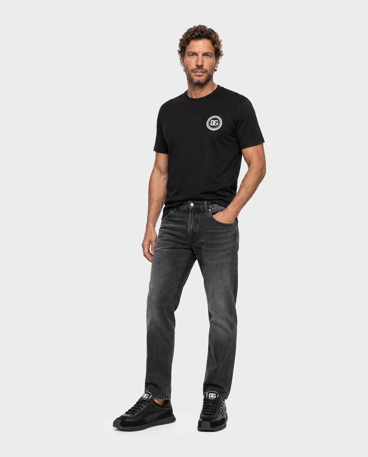 Czarne jeansy Regular Fit - Image #2