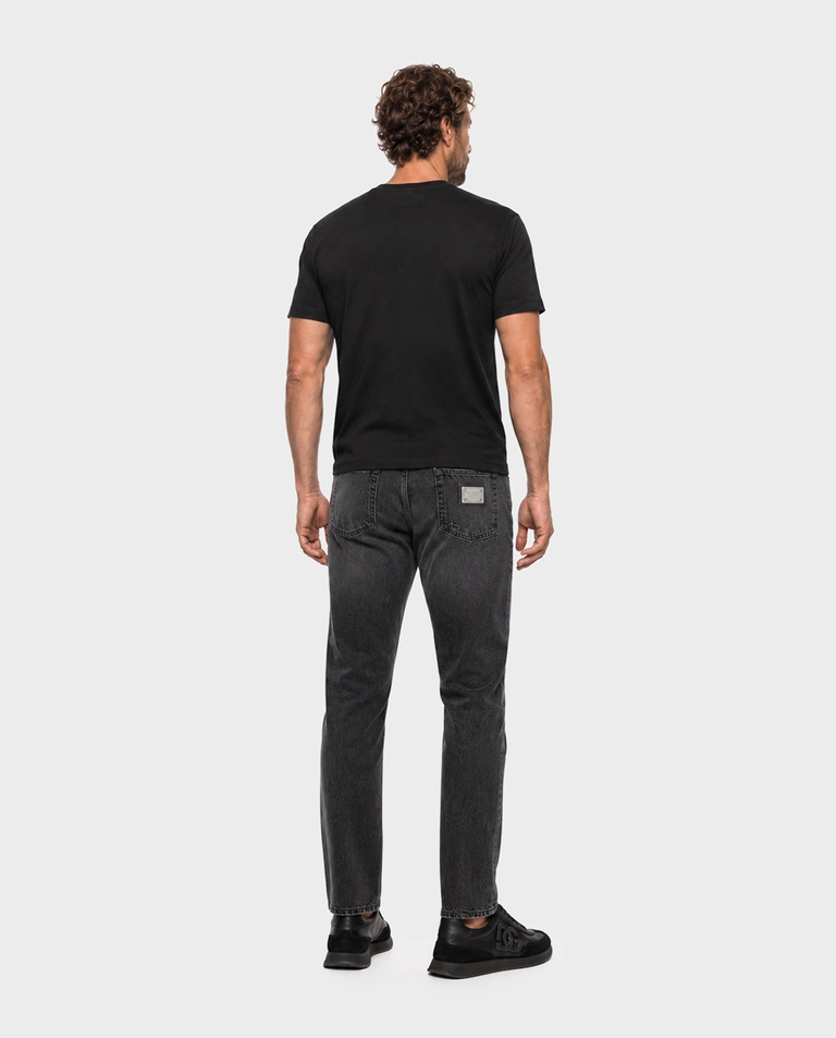 Czarne jeansy Regular Fit - Image #3