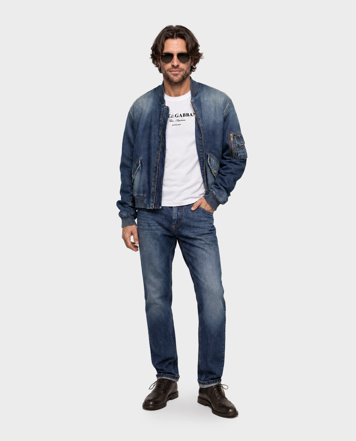 Niebieskie jeansy Regular Fit - Image #2