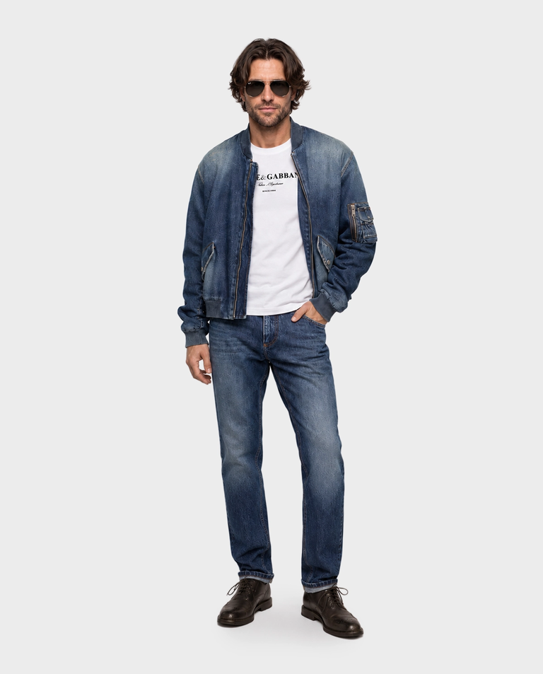 Niebieskie jeansy Regular Fit - Image #2