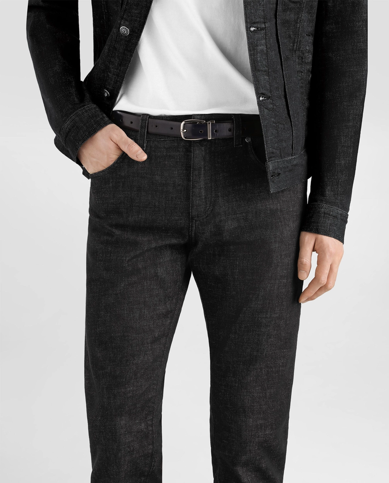 Czarne jeansy Slim Fit - Image #4