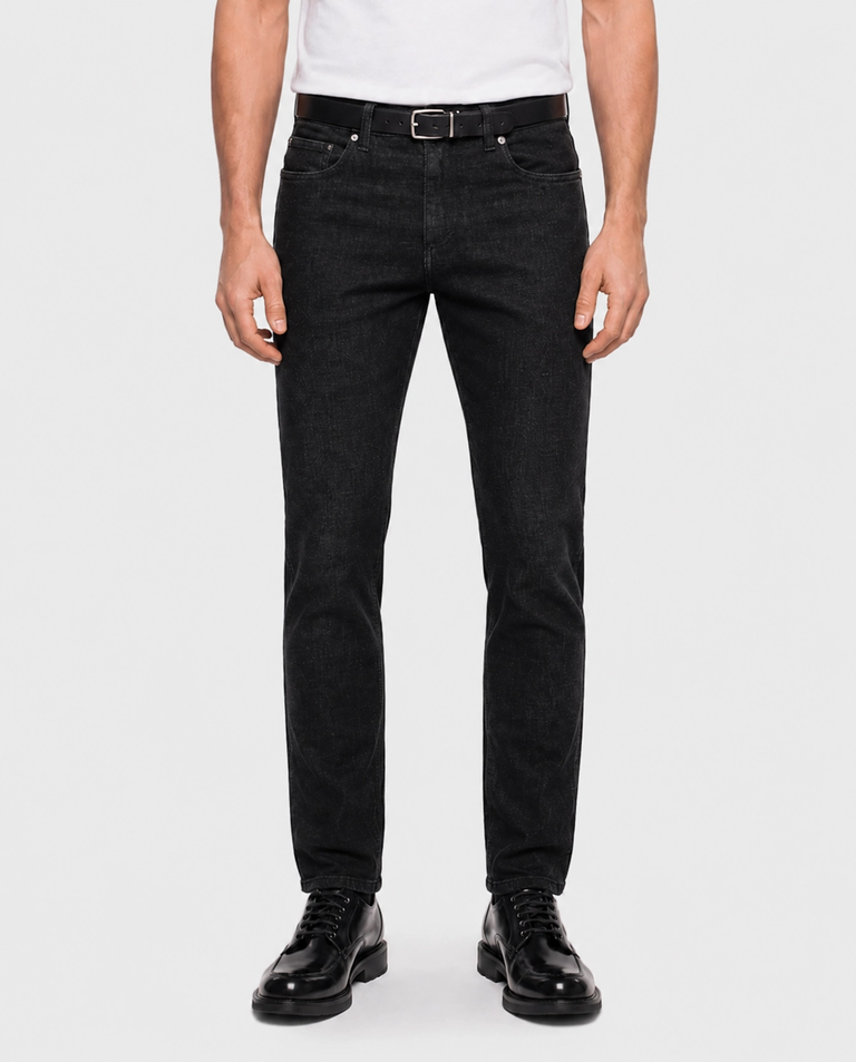 Czarne jeansy Slim Fit