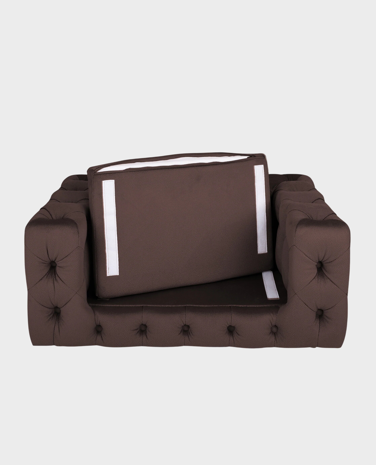 Brązowa sofa dla psa Glamour Soft - Image #3