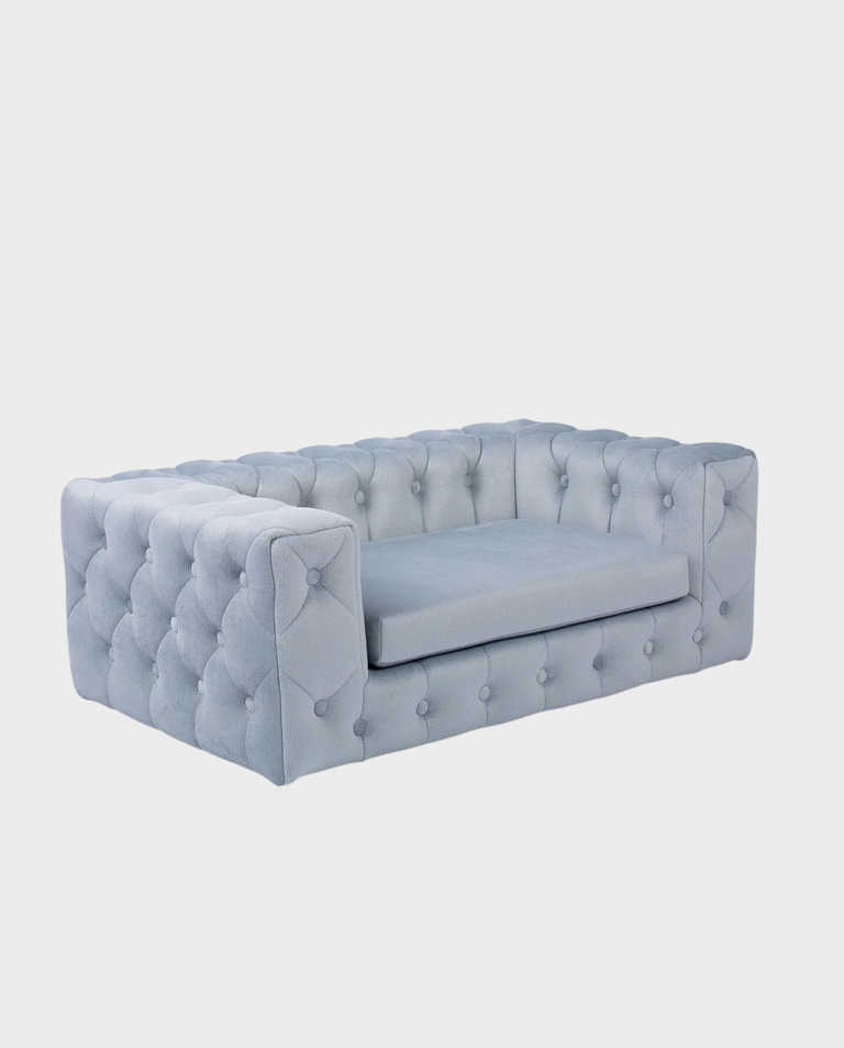 Niebieska sofa dla psa Royal
