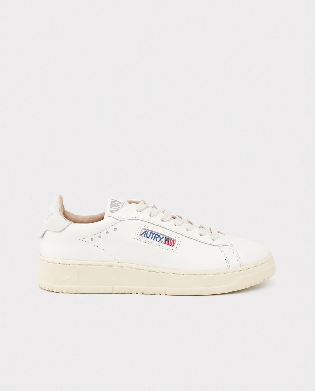 Białe skórzane sneakersy Dallas - Image #0