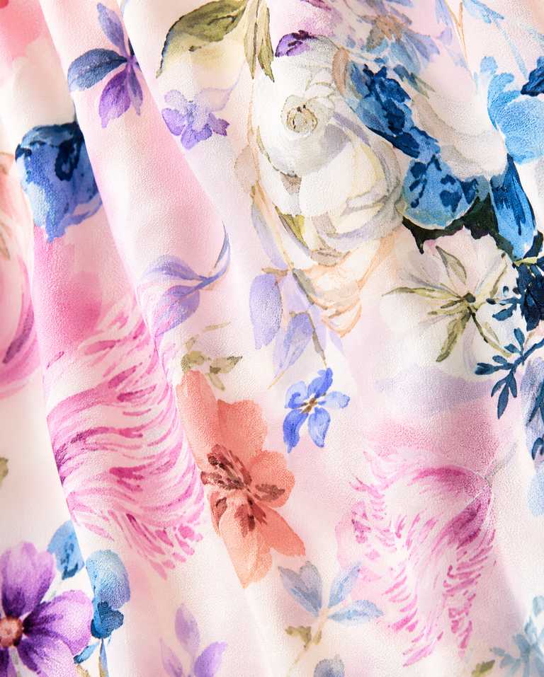 Jedwabna sukienka w kwiaty Palatial Pastels - Image #5